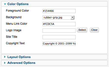 Setting your own colors and background for this template is easy Colors